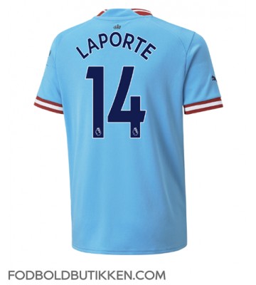 Manchester City Aymeric Laporte #14 Hjemmebanetrøje 2022-23 Kortærmet